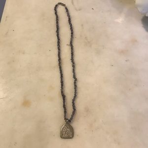 MAYBE Me & Ro amethysts beaded necklace